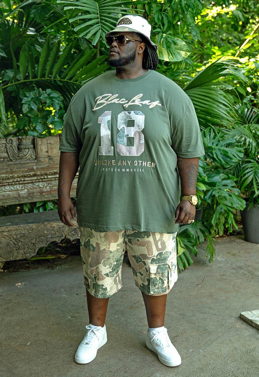 Purpose Above All Shirt, Camo Shorts and Bucket Hat Bundle