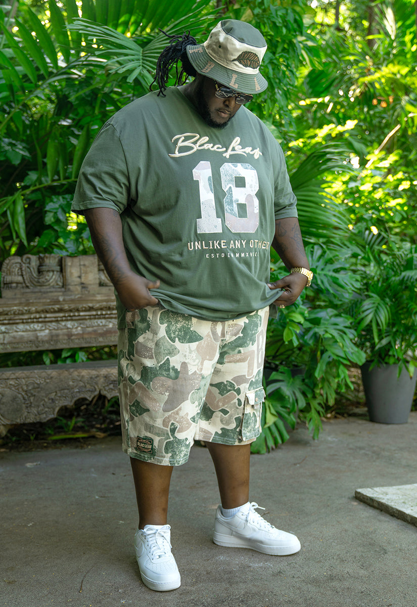 Purpose Above All Shirt, Camo Shorts and Trucker Hat Bundle