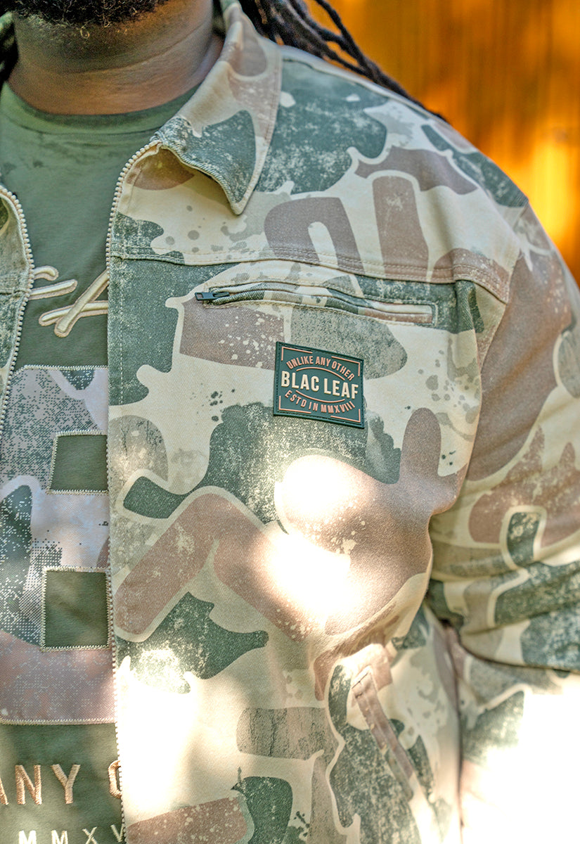 Rooted In Purpose Camo Jacket, Twill Pants, T-Shirt and Trucker Hat Bundle