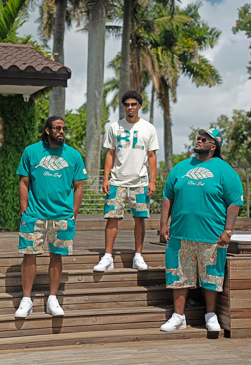 Crafted In Love T-Shirt, Tapestry Shorts and Trucker Hat Bundle