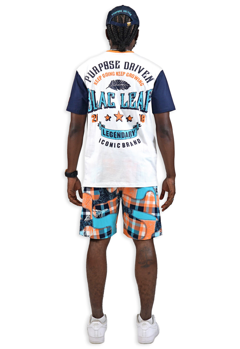 Purpose Driven T-Shirt, Signature Leaf Plaid Short and Trucker Hat Bundle