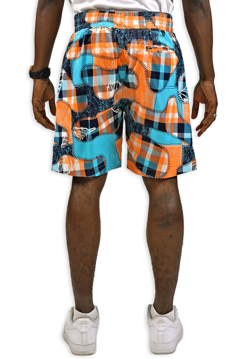 Signature Leaf Plaid Short