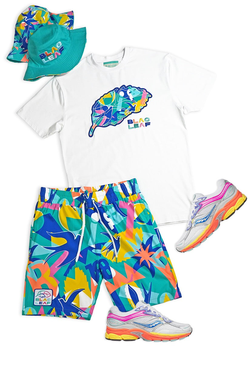 Copy of  Leaf Magnificent T-Shirt, AOP Shorts and Bucket Hat Bundle