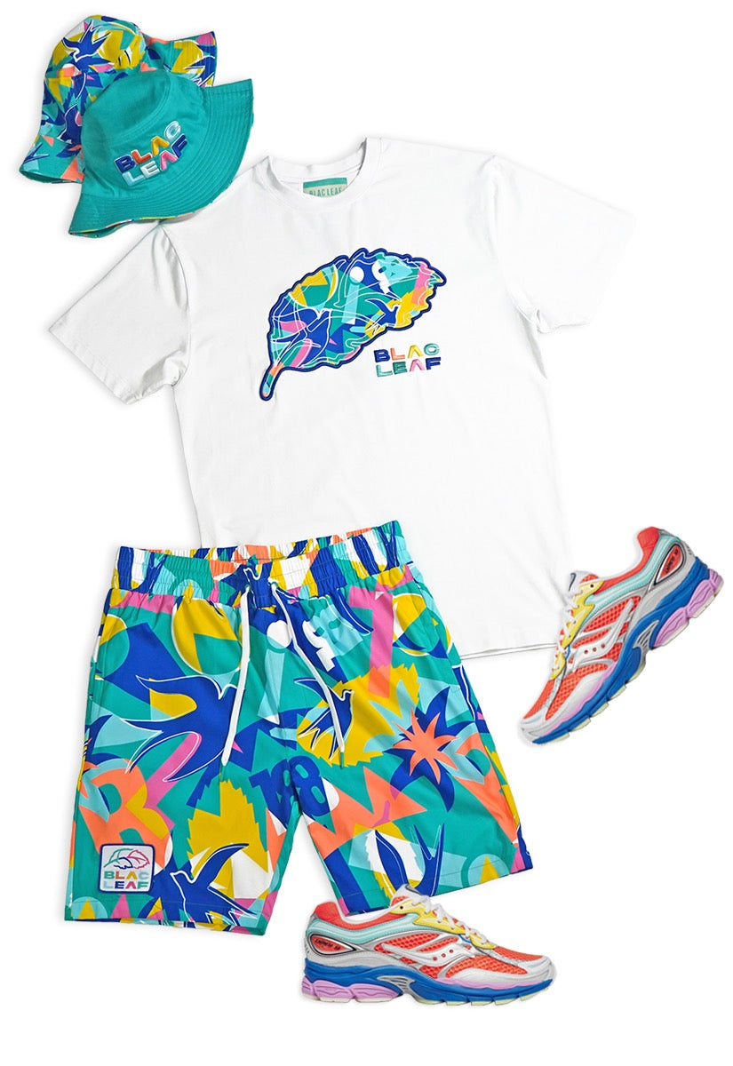 Copy of  Leaf Magnificent T-Shirt, AOP Shorts and Bucket Hat Bundle