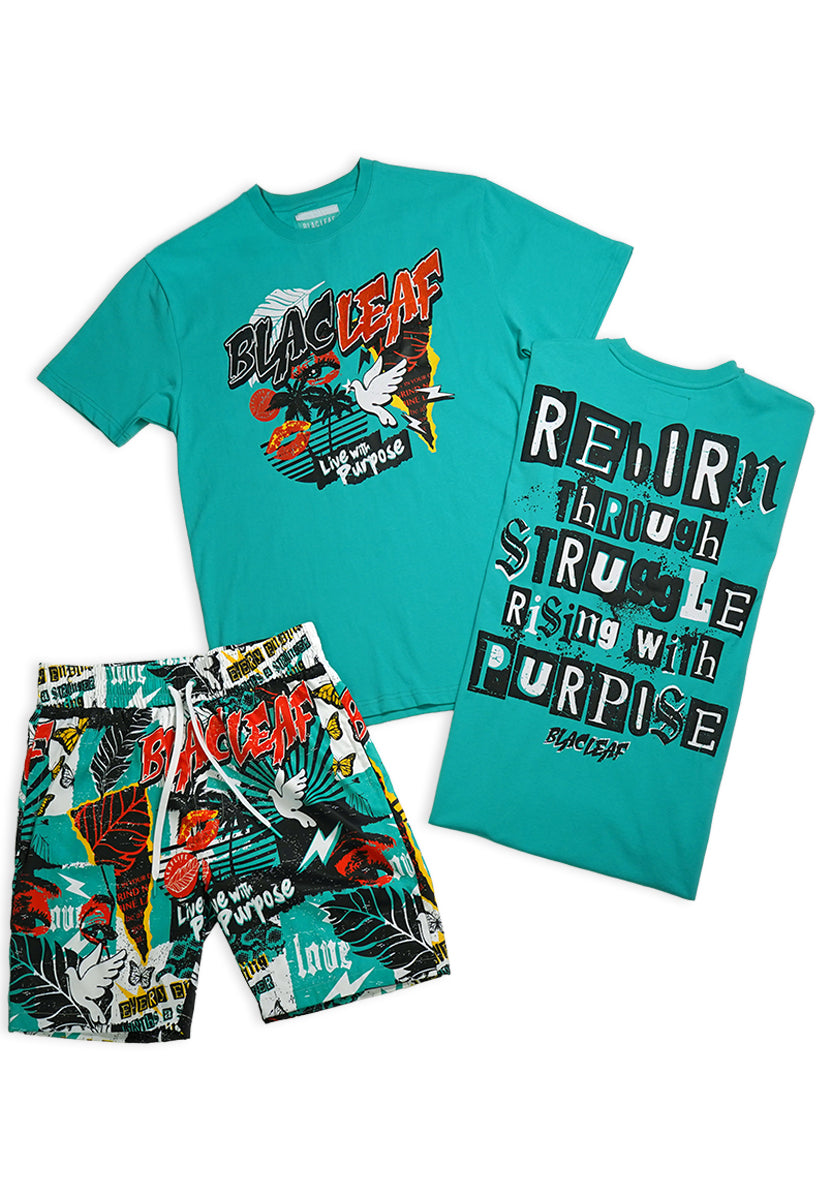 Reborn Knit Shirt and Reborn AOP Shorts Bundle