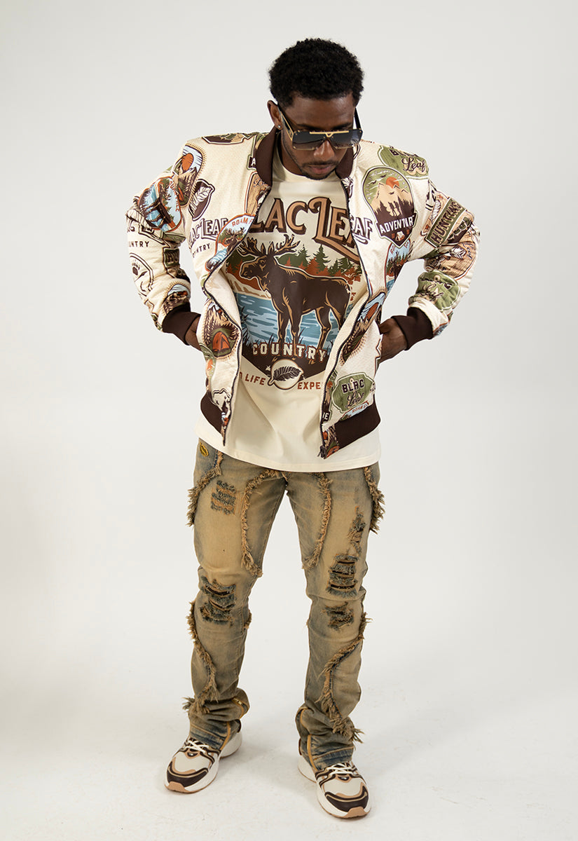 Wild Life Expedition T-Shirt, Denim Jeans and Trucker Hat Bundle