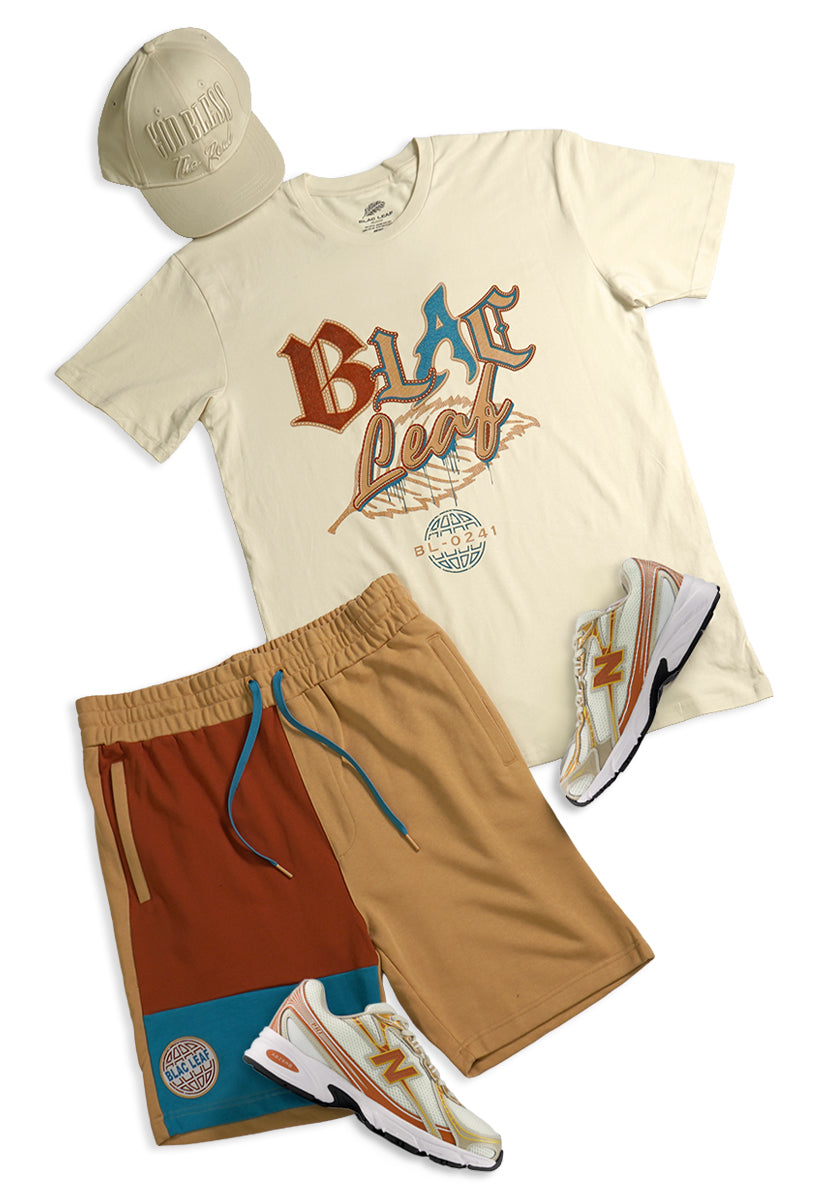 Greatness Within Natural Domestic Tee, Knit Short, Strapback Hat  and New Balance Sneaker Bundle