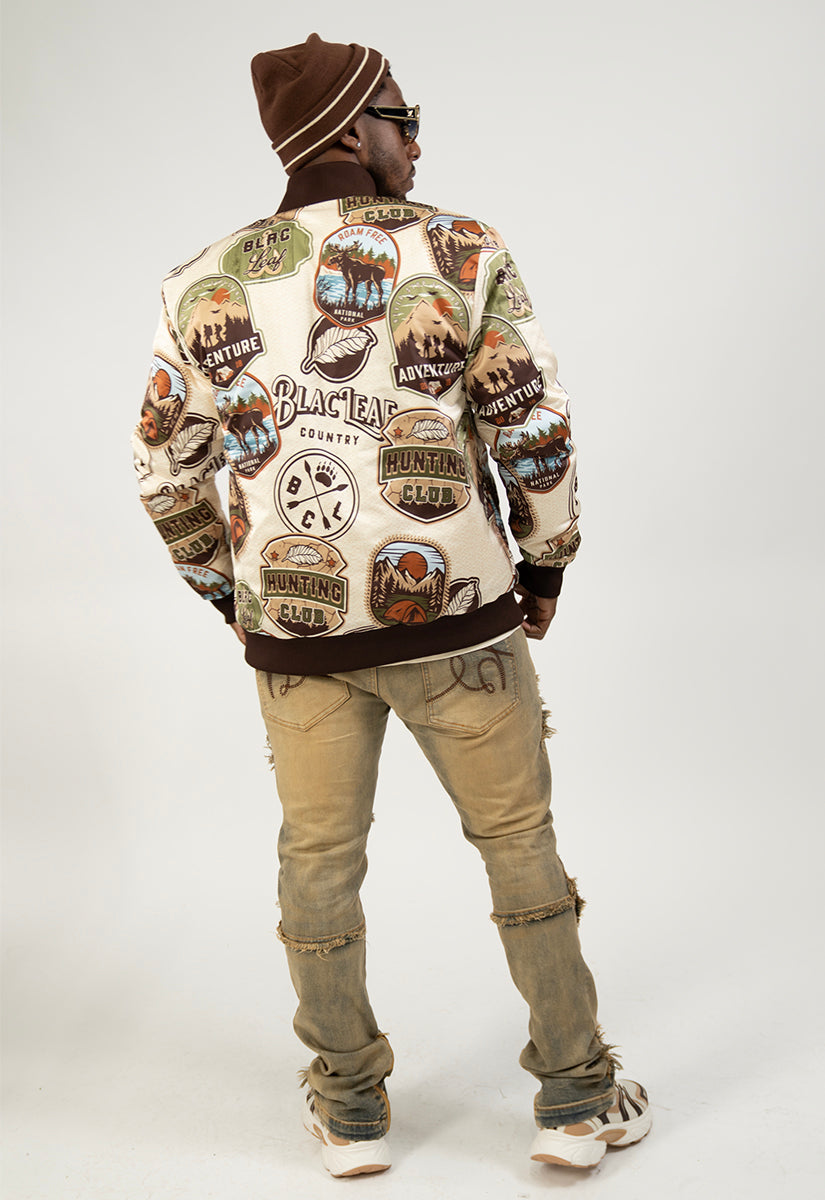 Hunting Club Reversible Bomber Jacket, Denim Jeans and Beanie Bundle