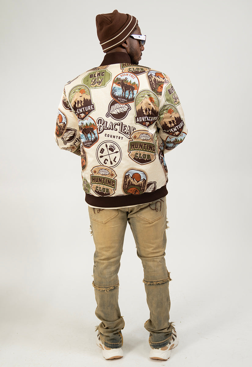 Hunting Club Reversible Bomber Jacket, Denim Jeans and Trucker Hat Bundle