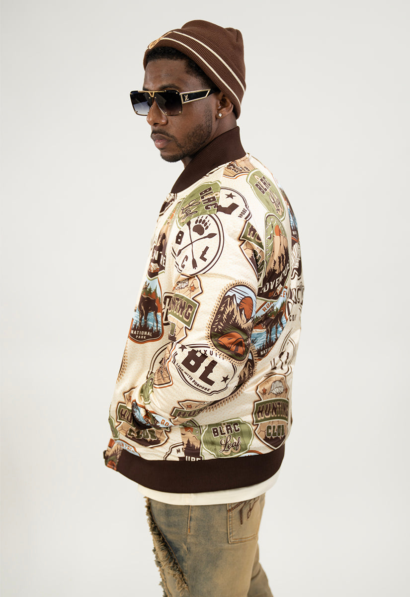 Hunting Club Reversible Bomber Jacket, Denim Jeans and Trucker Hat Bundle