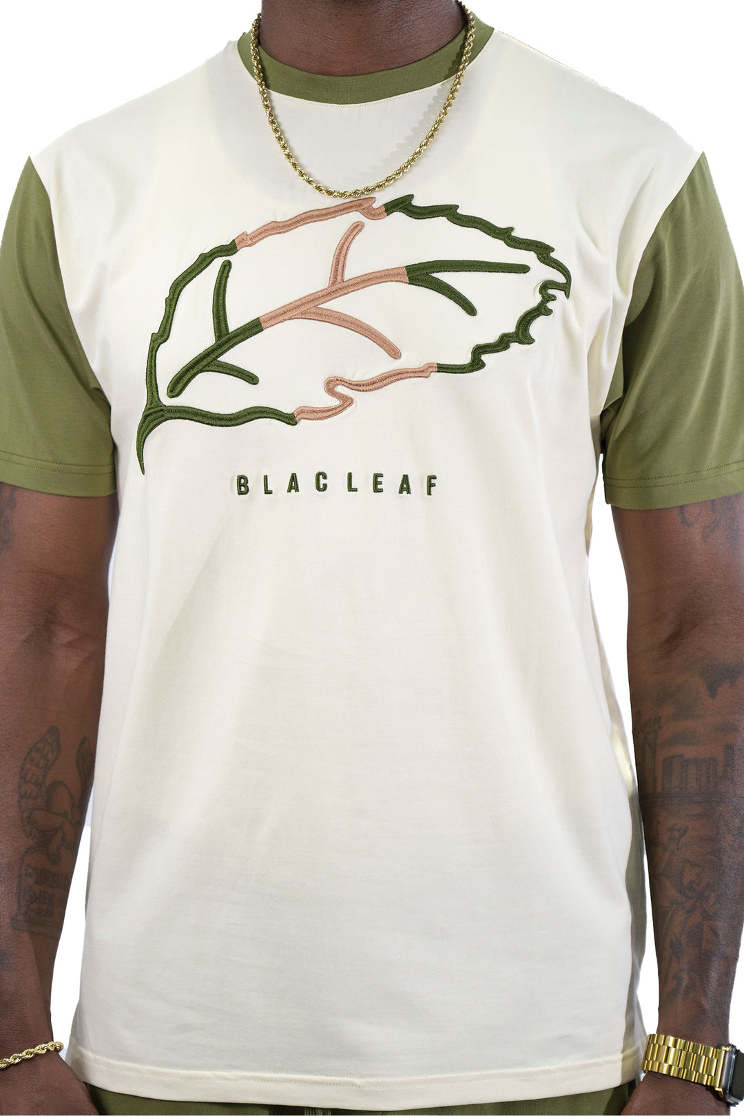 Essential Natural Classic Leaf Ringer Shirt
