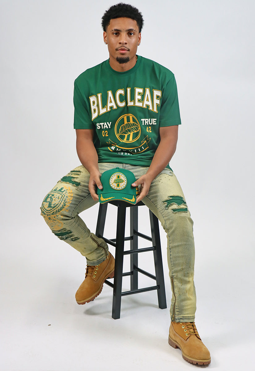 BLAC LEAF RULLERS T-SHIRT GREEN
