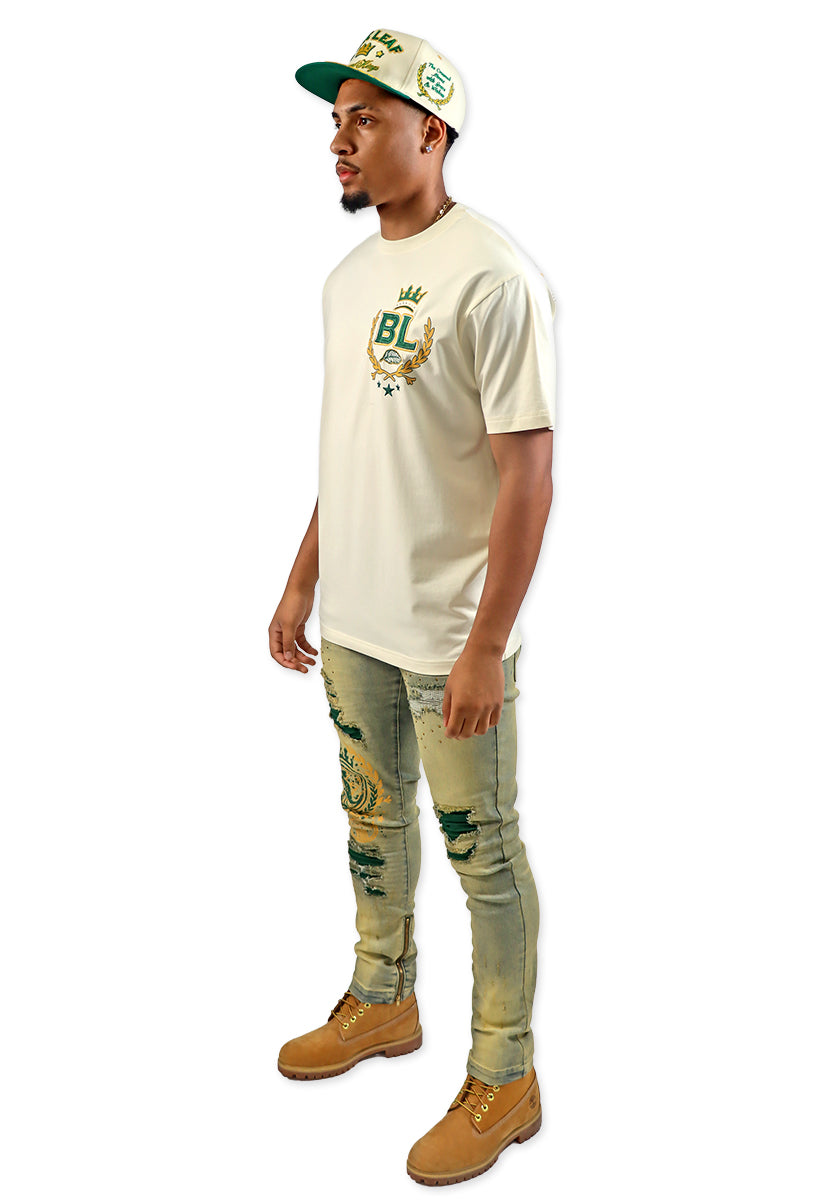 CROWNED KINGS T-SHIRT CREAM