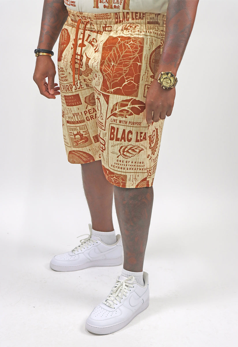 Stay Elevated AOP Knit Shorts