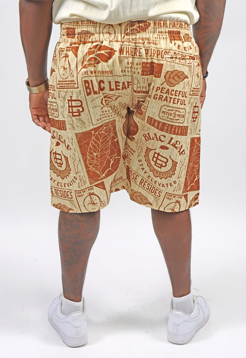 Stay Elevated AOP Knit Shorts