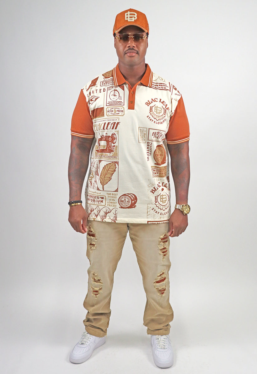 Stay Elevated Polo Shirt, Jeans, Bucket Hat and G7 Sneakers Bundle