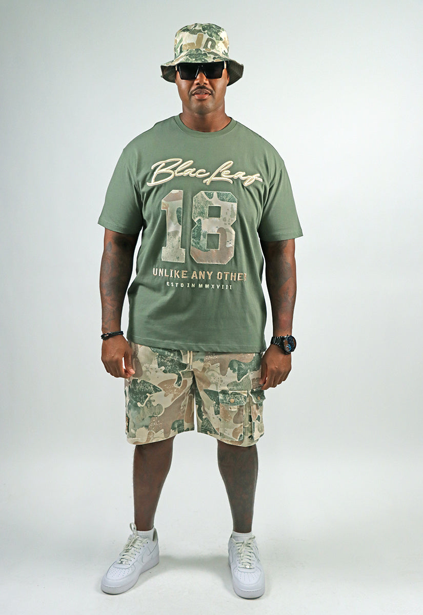 Purpose Above All Shirt, Camo Shorts and Trucker Hat Bundle