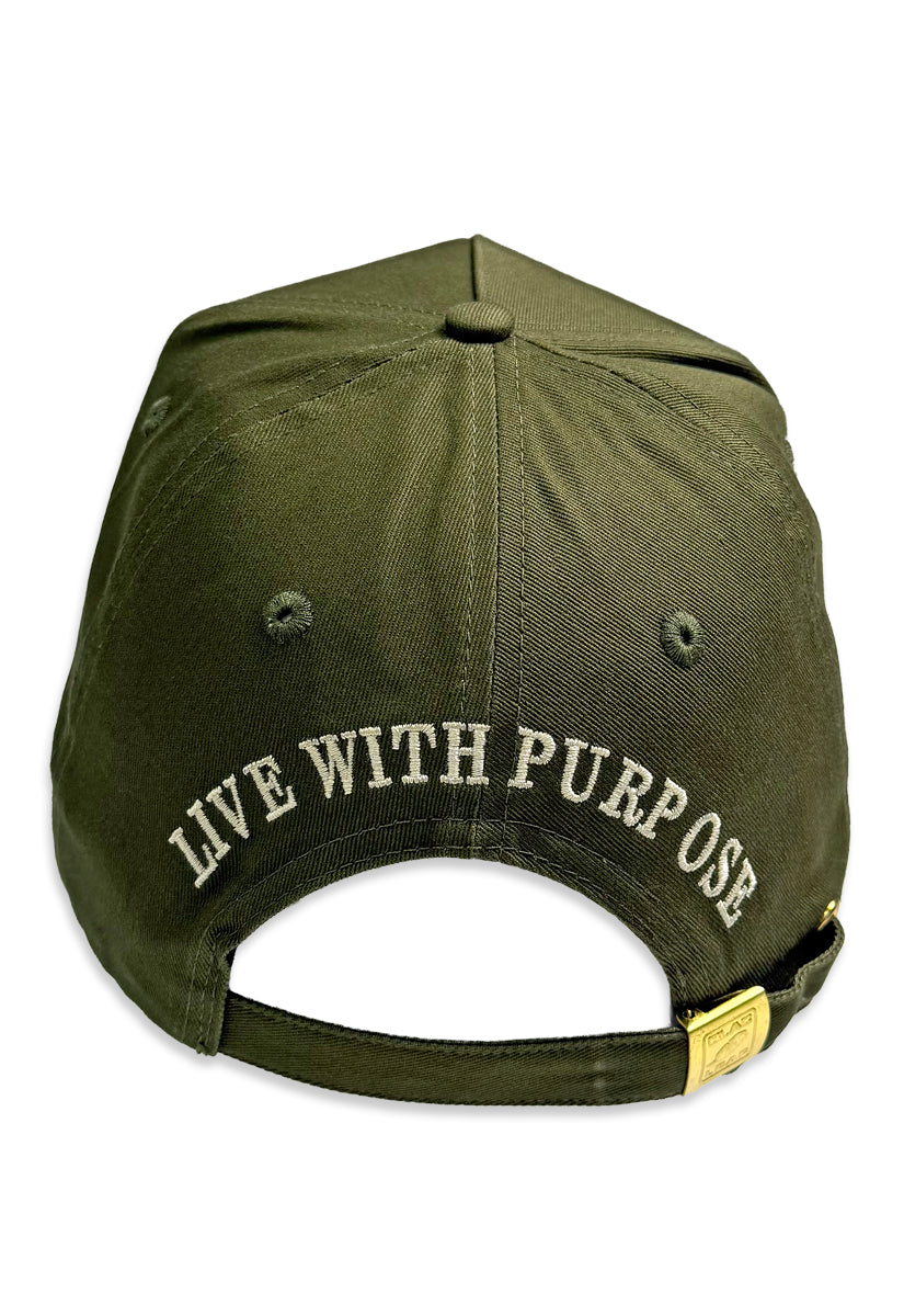 Blac Leaf Core Olive Trucker Hat (New)