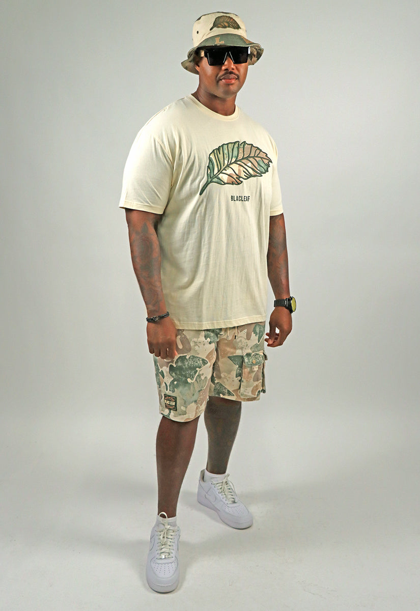 Embracing Life T-Shirt, Camo Shorts and Bucket Hat Bundle