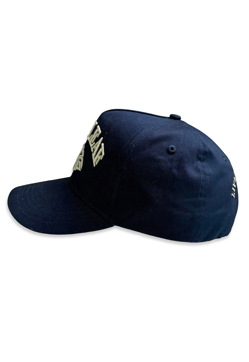 Blac Leaf Logo Core Navy Trucker Hat (New)