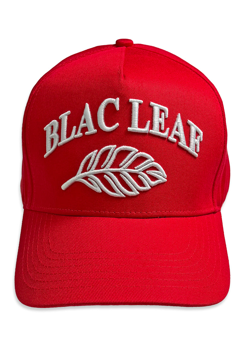 Blac Leaf Logo Core Red Trucker Hat (New)