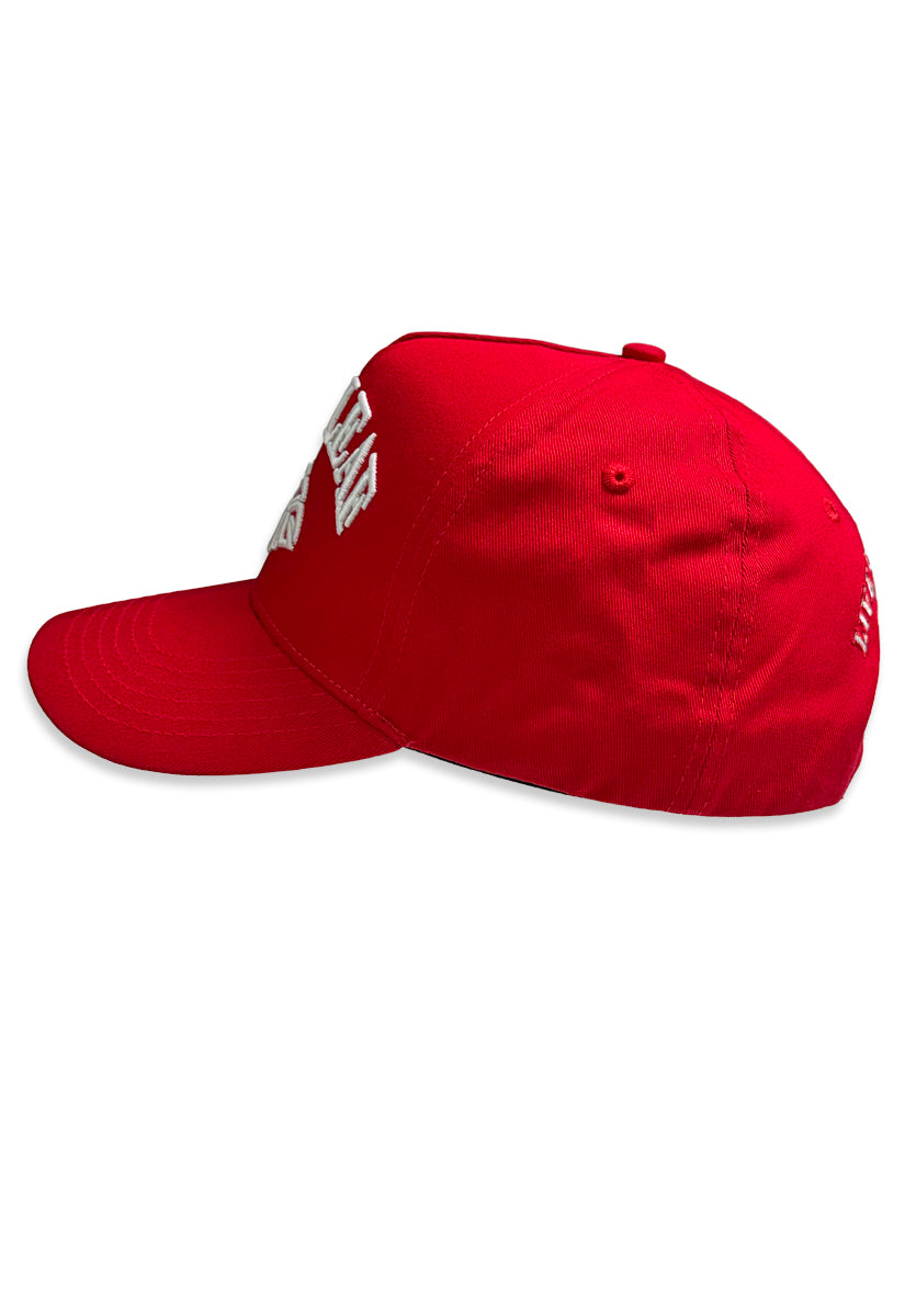 Blac Leaf Logo Core Red Trucker Hat (New)