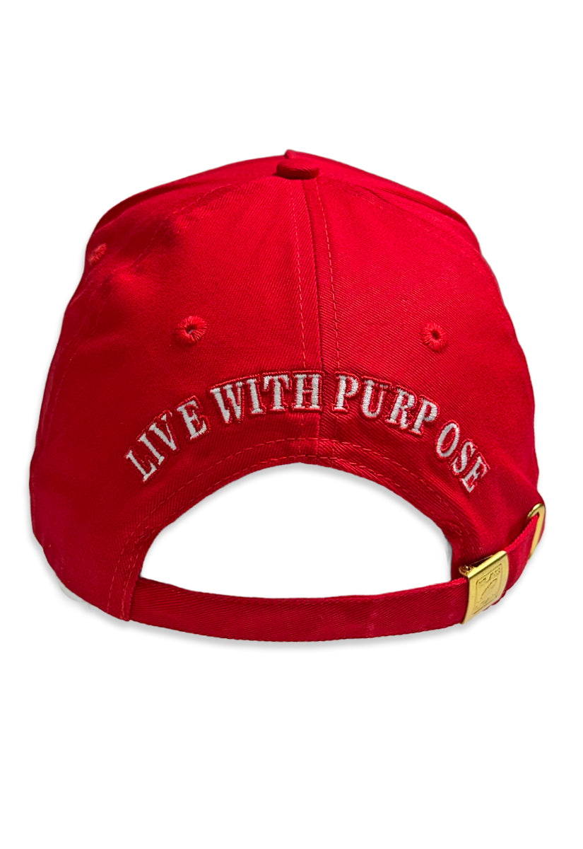 Blac Leaf Logo Core Red Trucker Hat (New)
