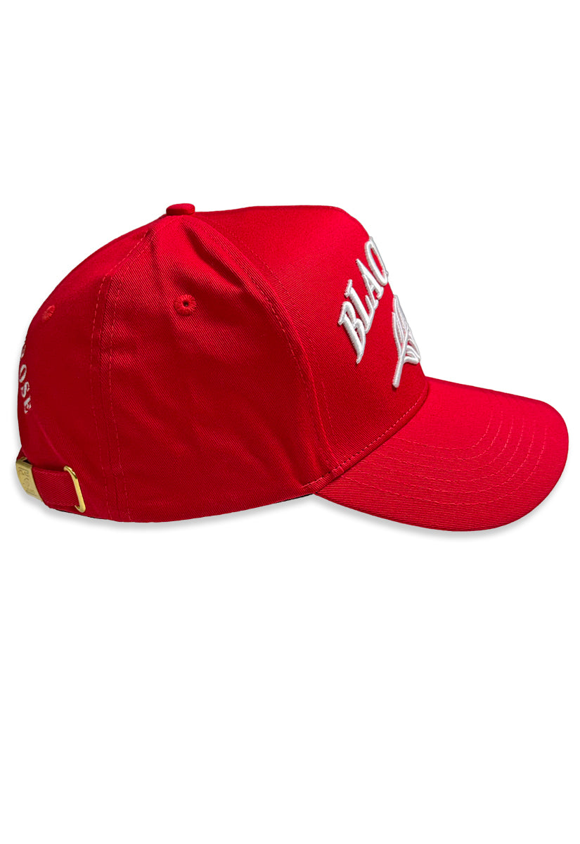 Blac Leaf Logo Core Red Trucker Hat (New)