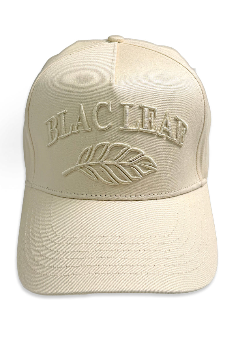 Blac Leaf Logo Core Cream Trucker Hat (New)