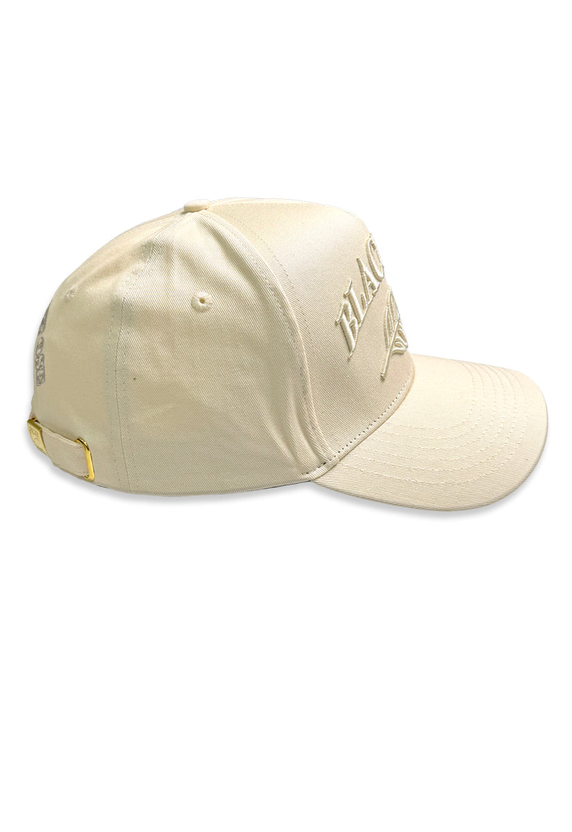 Blac Leaf Logo Core Cream Trucker Hat (New)