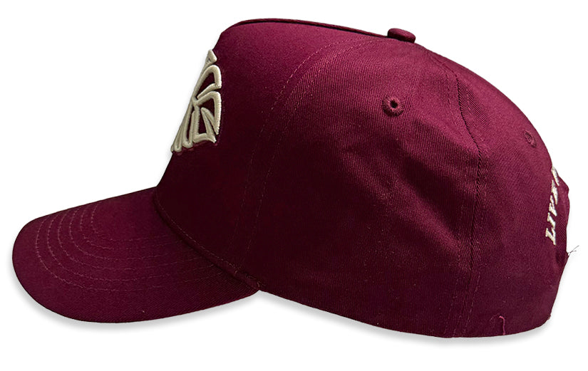 Blac Leaf Core Burgundy Trucker Hat (New)