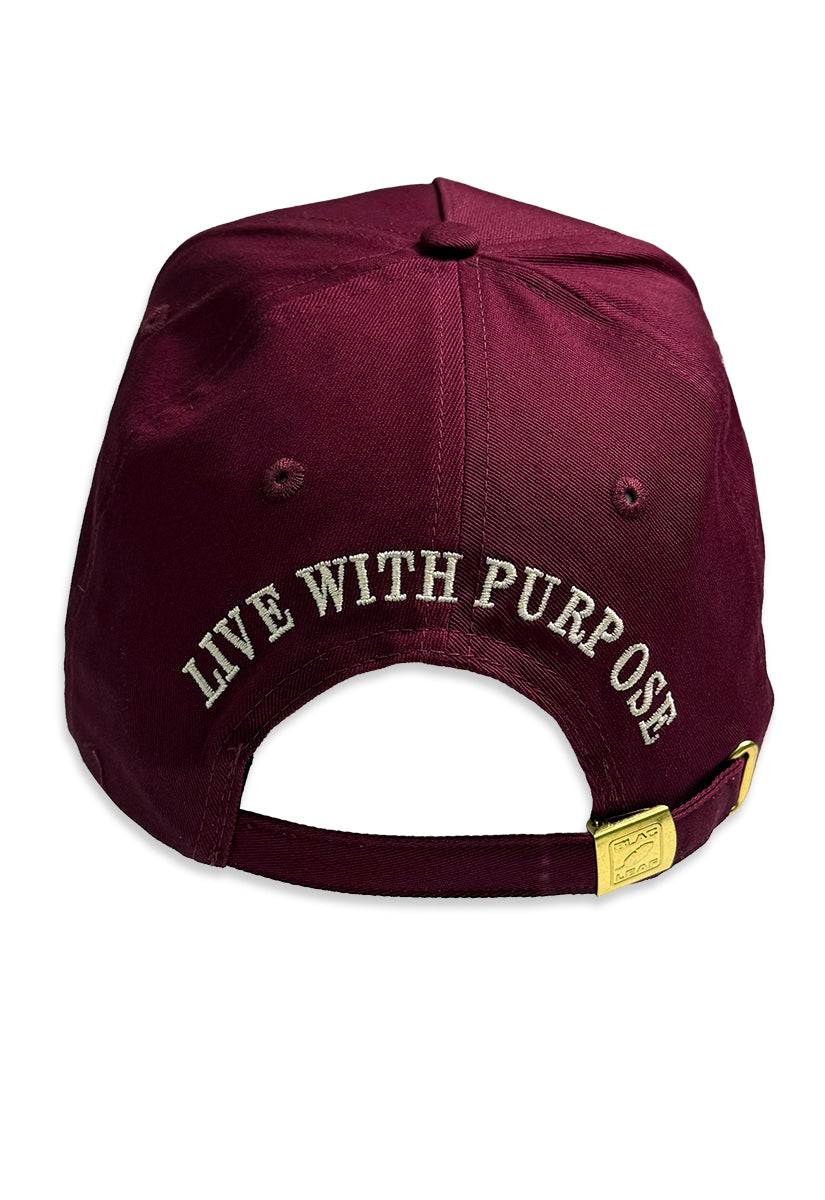 Blac Leaf Core Burgundy Trucker Hat (New)