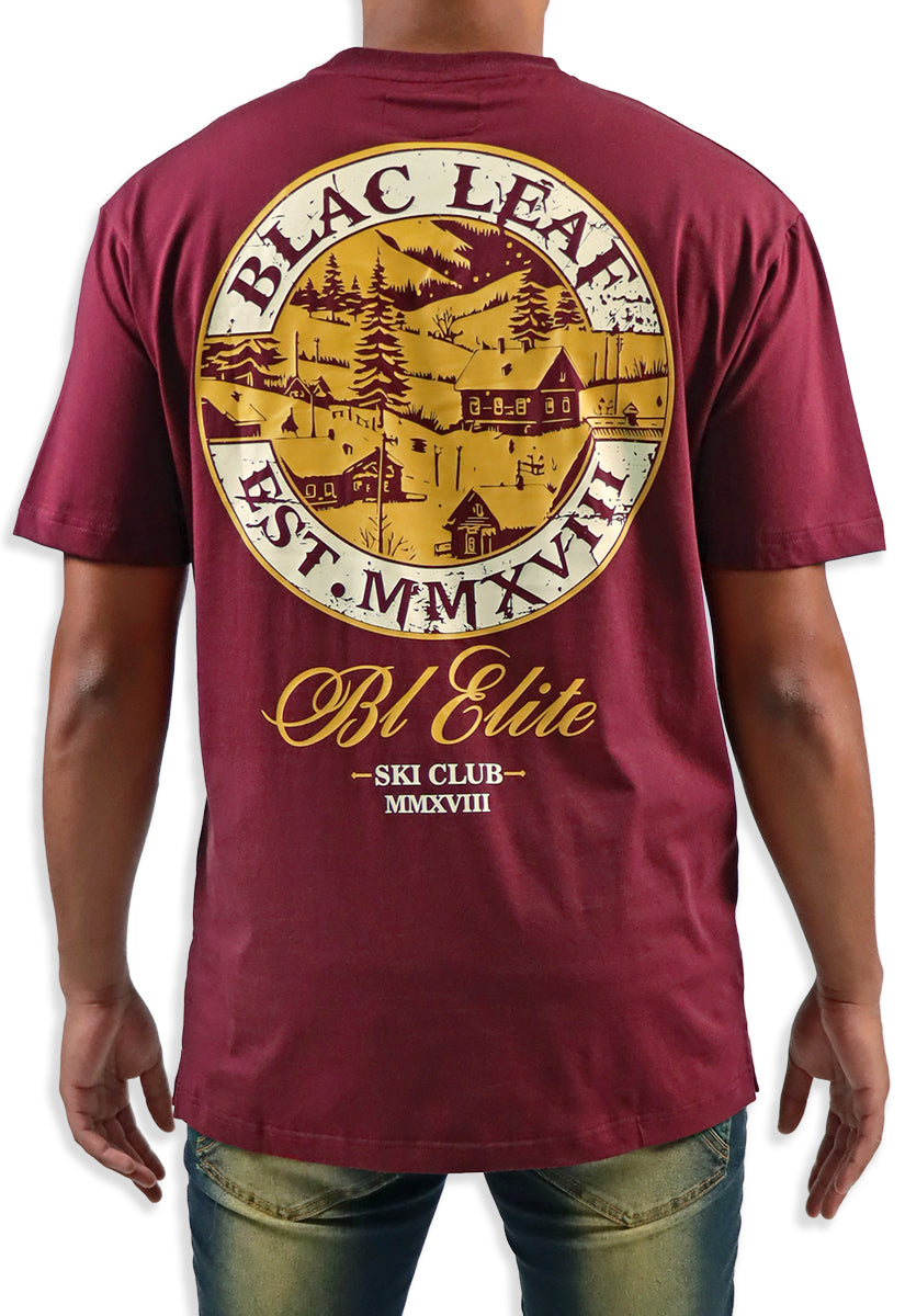 BL Plaid Leaf T-Shirt