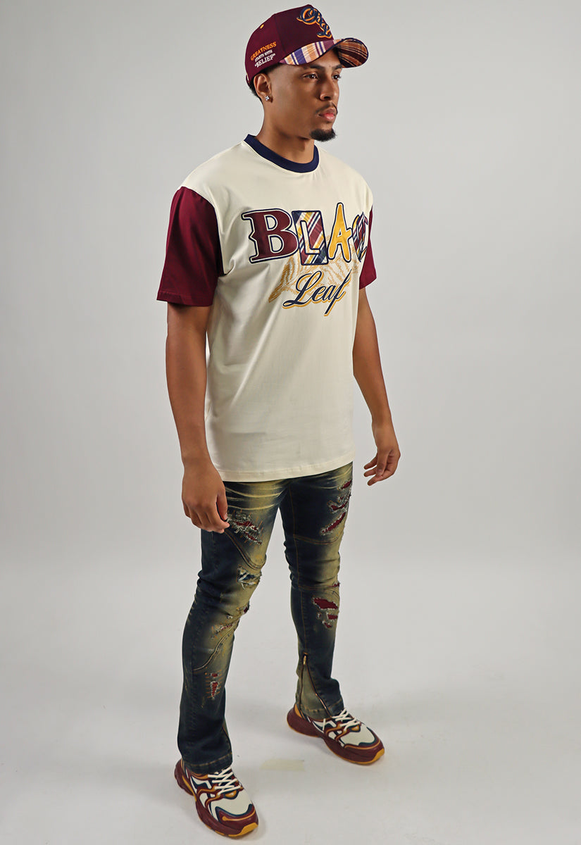 Plaid Patch Work Shirt, Denim Jeans, Trucker Hat and G7 Flex Sneakers Bundle