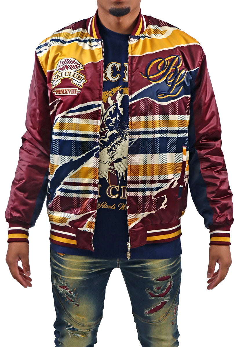 Blac Leaf Ski Club Bomber Jacket