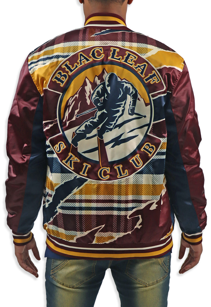 Blac Leaf Ski Club Bomber Jacket