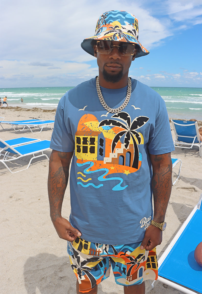 Paradise Mindset Reversible Bucket Hat