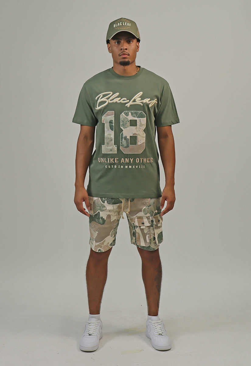 Purpose Above All Shirt, Camo Shorts and Trucker Hat Bundle