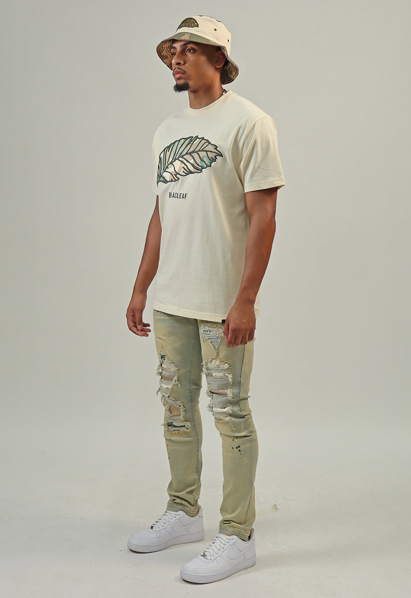 Military Olive Denim Jeans