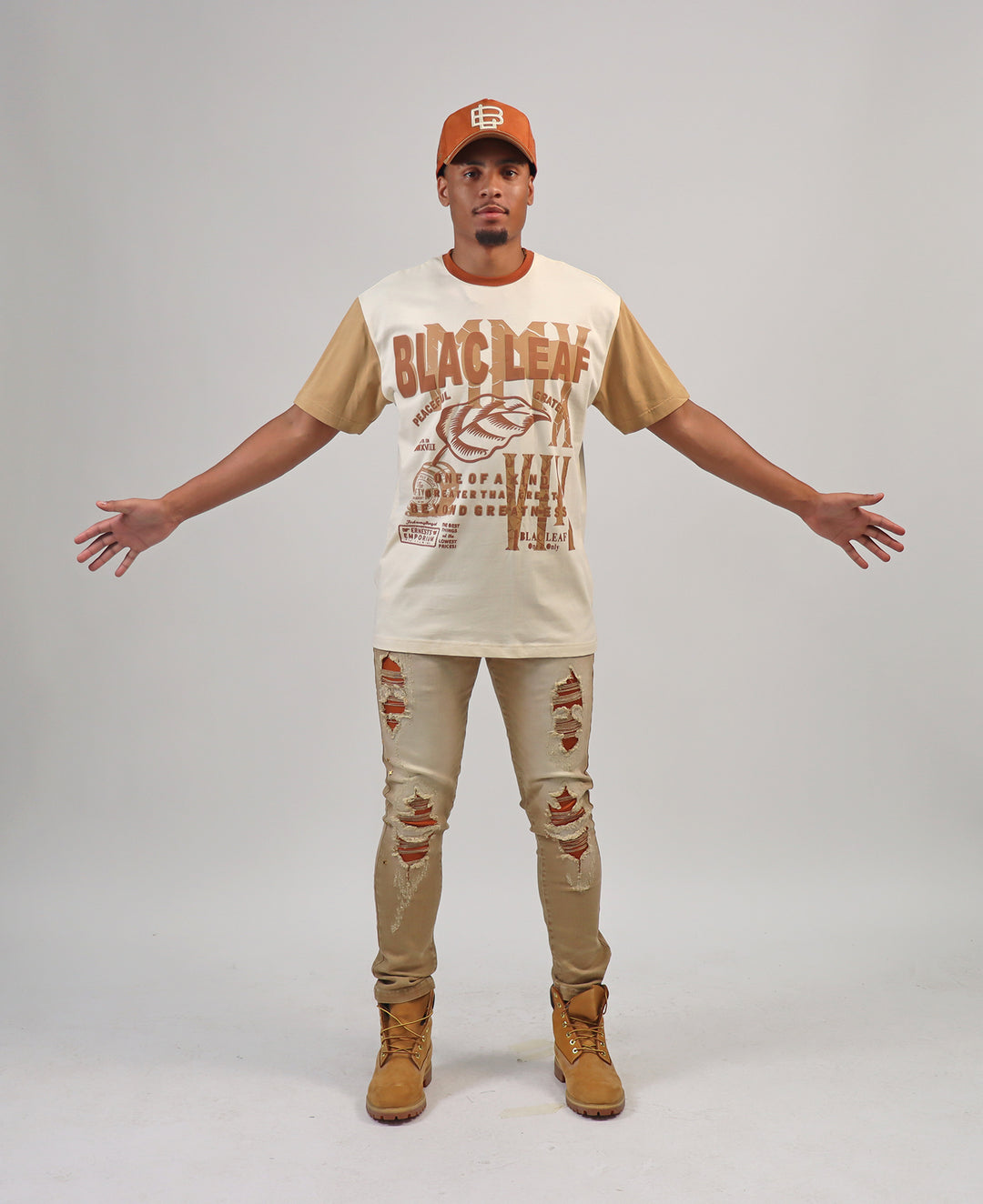 One of A Kind T-Shirt, Jeans, Bucket Hat, and G7 Sneakers Bundle