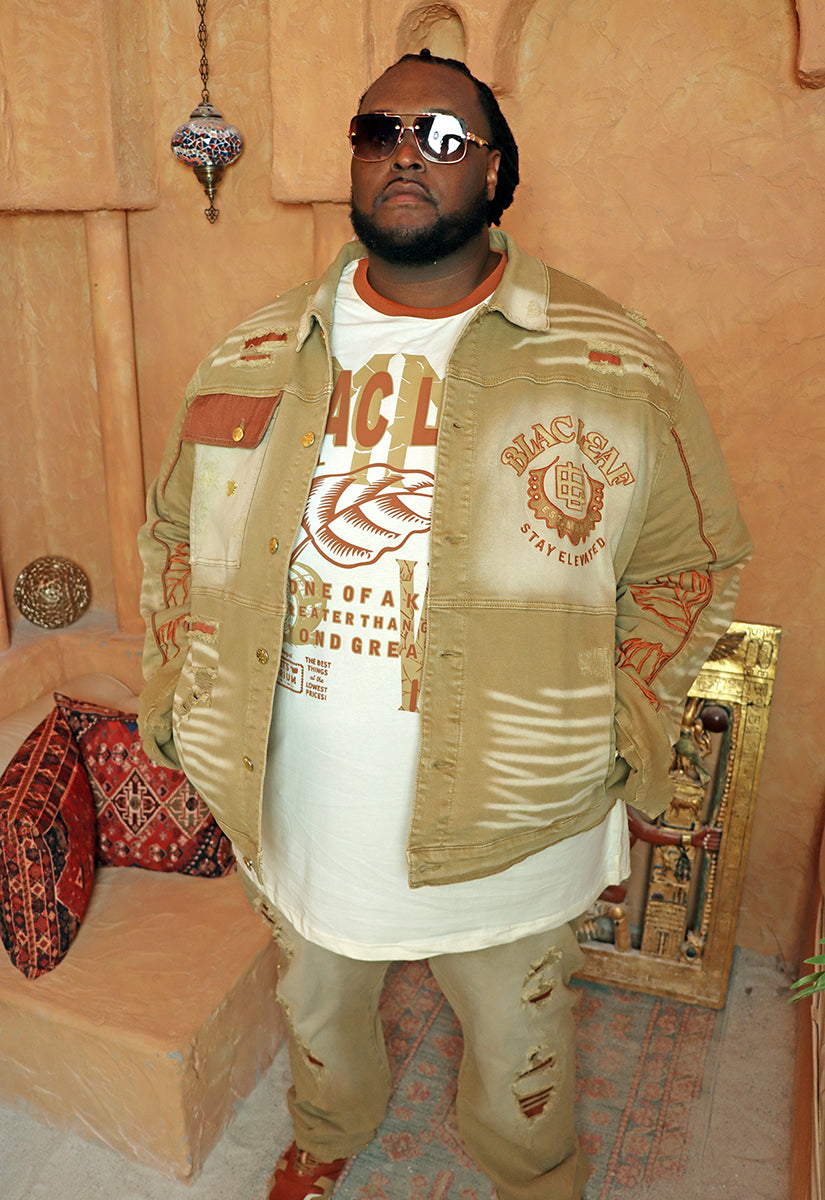 Stay Elevated Denim Jacket and Denim Jeans Bundle