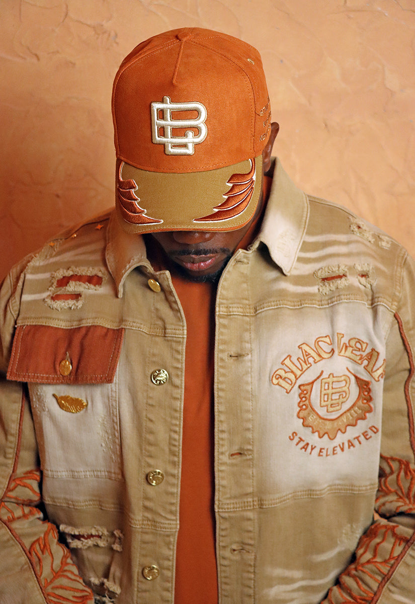 Stay Elevated Denim Jacket, Denim Jeans and Trucker Hat Bundle