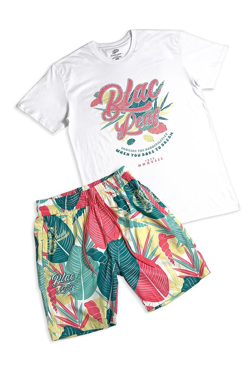 Imagine The Possibilities Domestic Tee and Dream AOP Shorts Bundle