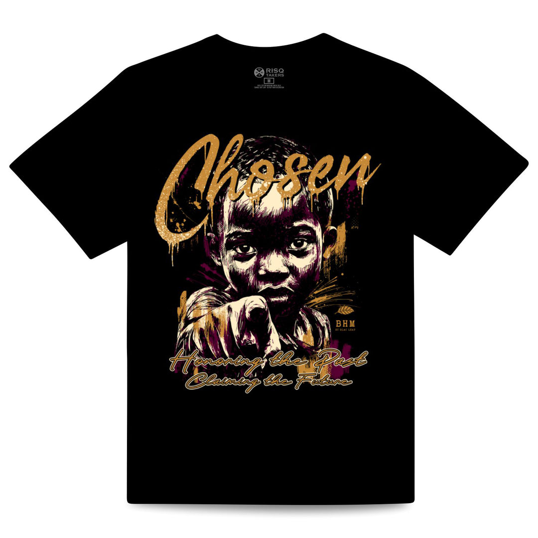 Chosen Black T-Shirt (Wheat)