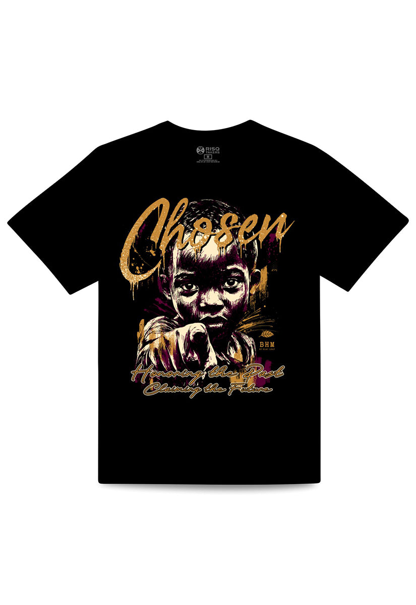 Chosen Black T-Shirt (Wheat)