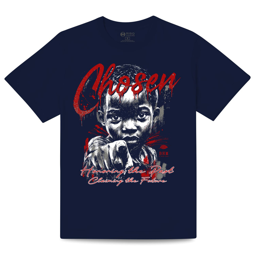 Chosen Navy T-Shirt and G7 Liberty Mid Top Sneakers Bundle