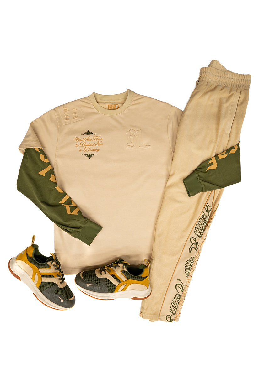 World to Build Heavy Weight Long Sleeve Bundle and Jogger Bundle (Sneakers Not Included)
