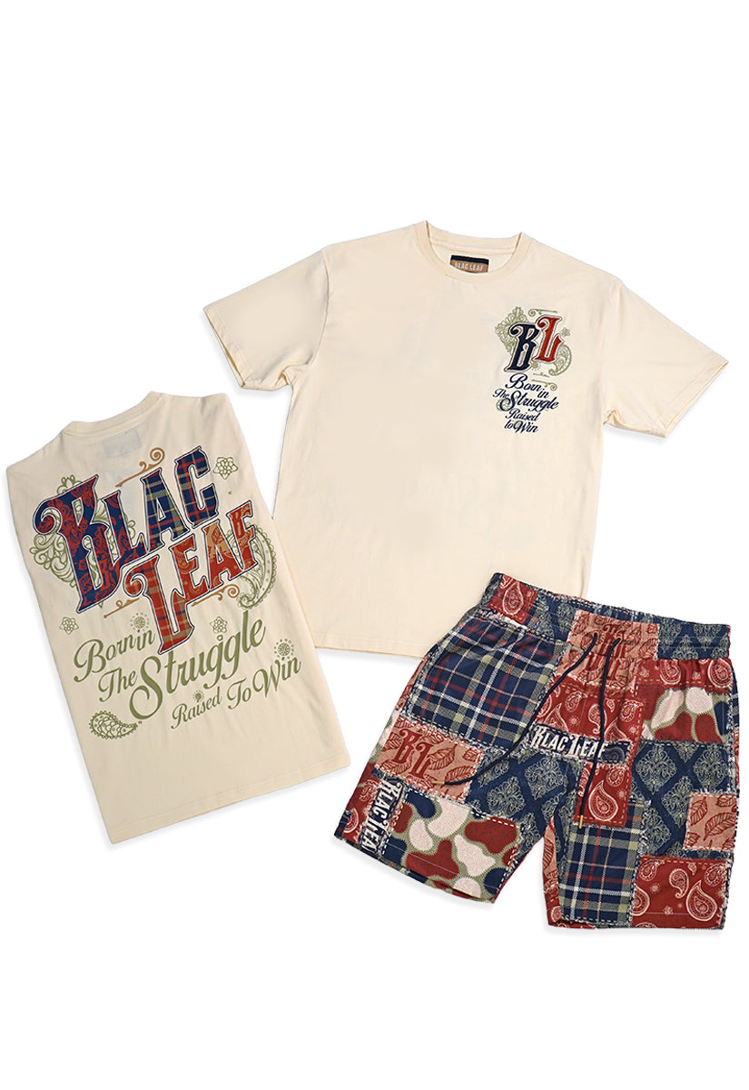 Born In Struggle T-Shirt and Greatness Shorts Bundle