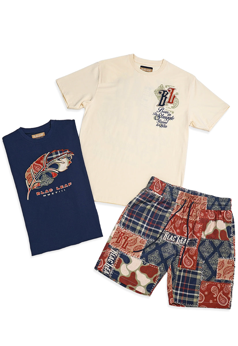 Born In Struggle T-Shirt, Greatness T-Shirt, and Greatness Shorts Bundle