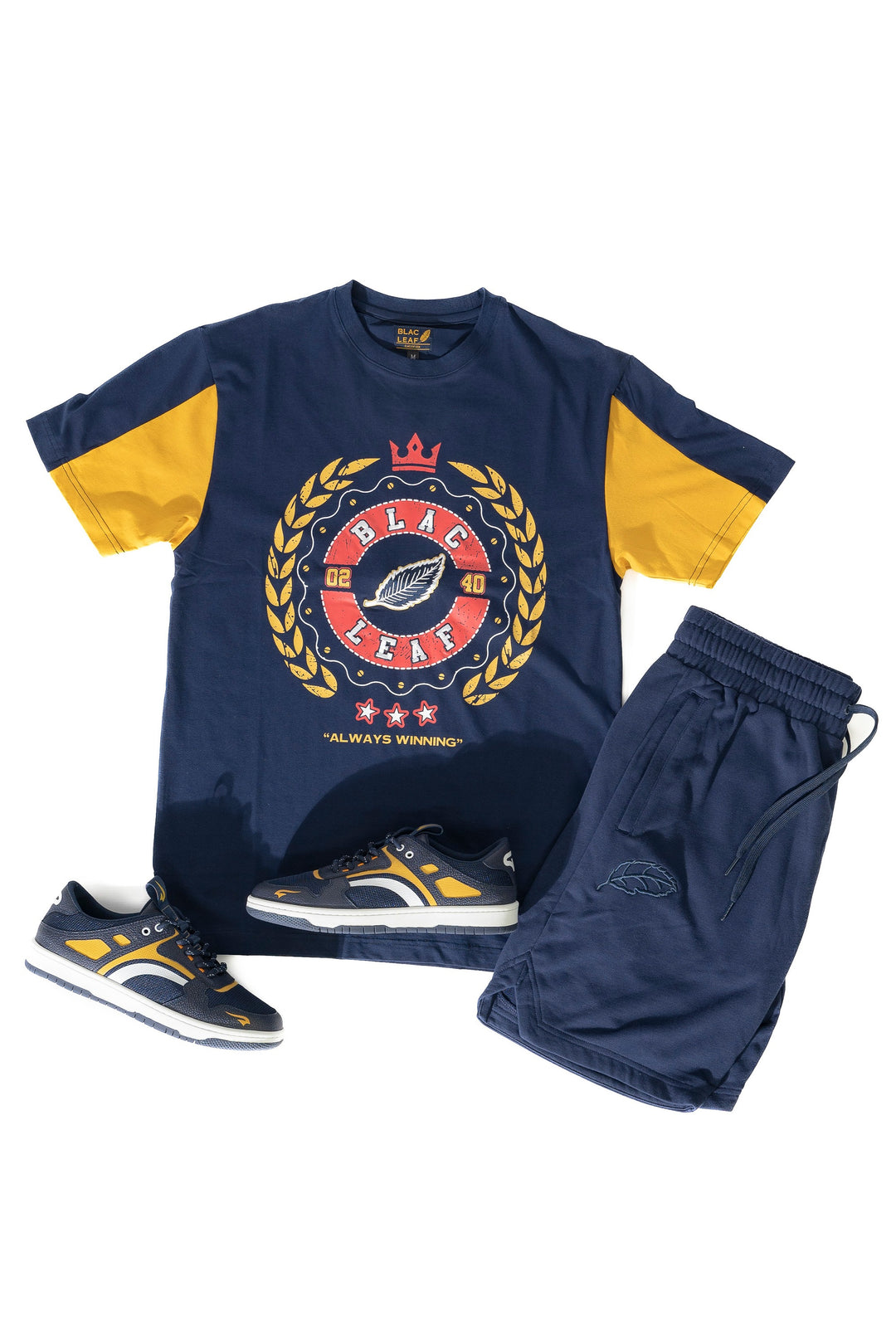 Always Winning Champs Shirt, Shorts and Sneaker Combo